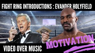 Fight Ring Introductions Evander Holyfield [upl. by Bortman]