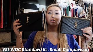 YSL Saint Laurent WOC Comparison  YSL bag review  Luxury bag review [upl. by Eniowtna]