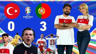 TÜRKİYE 03 PORTEKİZ EURO 2024  KırmızıBeyaz Futbol 22 Haziran 2024 [upl. by Anikram898]