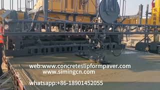 Airports 6 Meter Slipform Paver Machine Slip Form Concrete Machine [upl. by Libyc804]