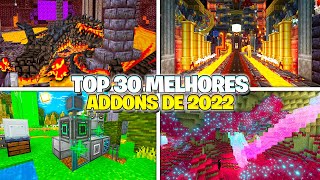 🔥 TOP 30 MELHORES ADDONS DE 2022 PARA SEU MINECRAFT BEDROCK MCPE  MINECRAFT PE [upl. by Boucher753]