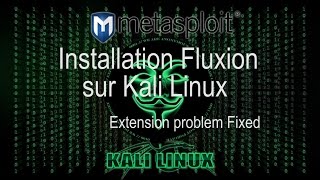 Tuto Fluxion fixed installation kali linux 20162 2017 [upl. by Grosmark]