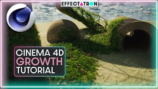 Easily Grow Anything Across Multiple Objects with Fields C4D Tutorial  Quixel  Redshift [upl. by Goulette]