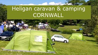 Weekend trip to Heligan Caravan and Camping CORNWALL quiet campsite [upl. by Friederike]