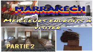 Marrakech trend  les meilleurs endroits à visiter partie 2 🌴أفضل الأماكن للزيارة بمراكش الجزء2 [upl. by Encratia]