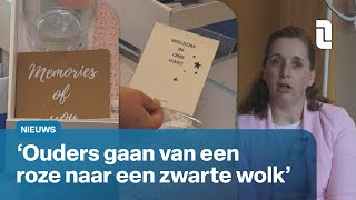 VieCuri Medisch Centrum kleurt roze en blauw ter nagedachtenis aan overleden baby’s  L1 Nieuws [upl. by Ahsinek623]