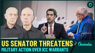 Tom Cotton slams ICC as a quotKangaroo courtquot citing US law to Authorize Force to Protect AlliesWATCH [upl. by Joacima549]