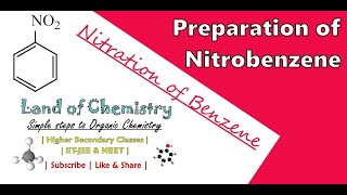 Preparation of Nitrobenzene  Direct Nitration of Benzene  Organic Chemistry  Class 12 [upl. by Trutko]