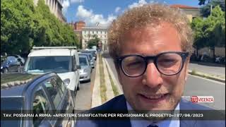 TAV POSSAMAI A ROMA «APERTURE SIGNIFICATIVE PER REVISIONARE IL PROGETTO»  07062023 [upl. by Epolenep539]