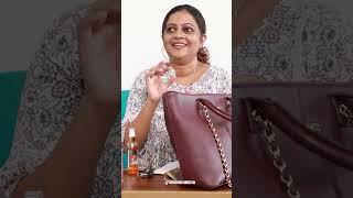 ASWATHY SREEKANTH WHATS INSIDE ASWATHYs BAG FUN SEGMENT COINGINGER MEDIA shorts [upl. by Ilsel]