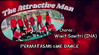 The Attractive Man  Line Dance Choreo  Wiwit Sawitri INA  September 2024 [upl. by Secilu]