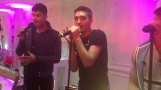 Show Me Love Acoustic  The Wanted  Secret Scottish Gig [upl. by Ahsitul]