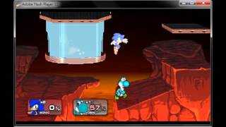 Super Smash Flash 2 V09  Gameplay Video 2 [upl. by Niliak]