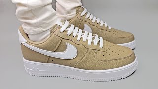 Nike Air Force 1 Low on feet Lacing Tutorial [upl. by Rekab767]