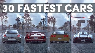 30 Fastest Cars in NFS Heat [upl. by Amedeo]