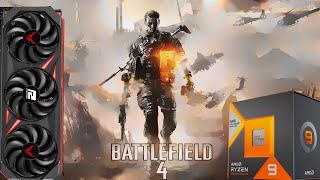 Battlefield 4 7950X3D amp 7900XTX  1440p Max Settings [upl. by Ettenawtna]