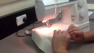 Setting Sewing Machine for Zig Zag Stitch [upl. by Suivatal]