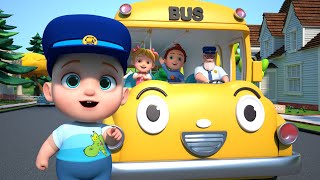 Las Ruedas Del Autobús ¡Nueva Versión Canciones Para Niños  GoBooBoo Canciones Infantiles [upl. by Ab]