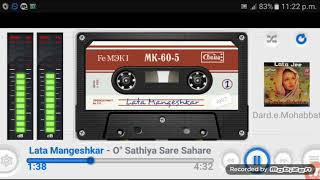 O Sathiya Sare Sahare Lata Mangeshkar Ultra Classic Jhankar Song YouTube [upl. by Naiva]