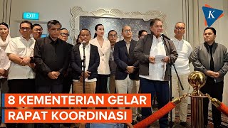 FULL 8 Menteri Rapat Koordinasi di Hari Minggu Bahas 13 Arahan Prabowo [upl. by Nevuer]