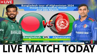 Afghanistan vs Bangladesh  AFG vs BAN  2nd ODI of Bangladesh tour of UAE  LordGameYT [upl. by Haldas]