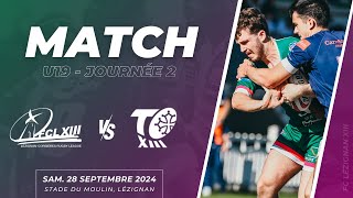 MATCH  U19 Juniors  Lézignan vs Toulouse J2 [upl. by Ical]