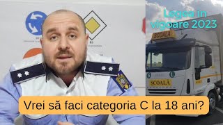 In Ce Condiții Poți Obține Permisul Categoria C la 18 Ani sau D la 21 de ani [upl. by Lilllie]