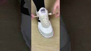 How to tie shoelaces Shoe lacing styles shorts shoeslacestyles tieshoelaces [upl. by Leahplar]