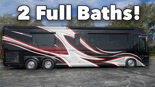 2017 Newell P50 Show Coach For Sale Bunk Coach With 2 Full Baths [upl. by Atikim]