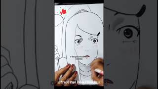 HIMAWARI shorts artenopapel desenhandopersonagens art drawing anime narutoshippuden draw [upl. by Elihu]