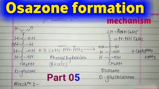 Osazone formation with mechanism part 05 Glucose chemical properties l carbohydrate by unil Yadav [upl. by Elaval]