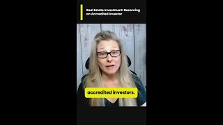 Real Estate Investment Becoming an Accredited Investor [upl. by Nihahs]