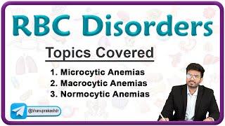 Disorders of RBCs  Robbins Pathology  Macrocytic anemias Microcytic anemias amp Normocytic anemias [upl. by Inad]