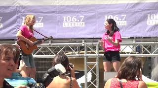 Its Back BroadwayBound SPRING AWAKENING Cast Performs Opener in Bryant Park [upl. by Aloin]