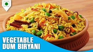 Recipe  Vegetable Dum Biryani  वेजिटेबल दम बिरयानी  Easy Cook with Food Junction [upl. by Ycnaffit]