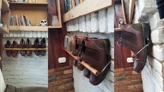 ¿Cómo hacer zapatera fácil Zapatos organizados 🤩👞👠 [upl. by Blackstock]