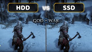 175GB 😮Do You Really Need SSD God of War Ragnarok  HDD vs SSD [upl. by Eelik468]