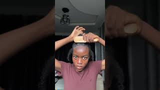 3bun Mohawk 3BunMohawk NaturalHairTutorial EasyHairstyles NewYouTuber [upl. by Arenat64]