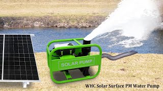 Solar Surface Water Pumps  Solar Powered System Water Pump 17m  WHC15001101750PM [upl. by Carl306]