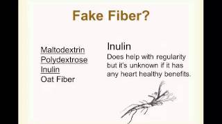 Food Label Secrets  Fiber Types Fake Fiber amp How to Get More [upl. by Jareen]