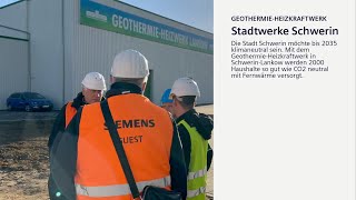 Geothermie Heizkraftwerk SchwerinLankow  Mit Siemens NiederspannungsSchaltanlagen [upl. by Secundas47]