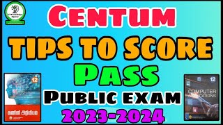 Tips to score in Public Exam 2024 for 12th CS amp CA [upl. by Ynnhoj]