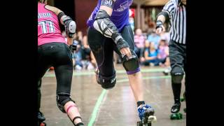 Scald Eagle Jumps  WFTDA Champs St Paul Rose City vs London November 7 2015 [upl. by Eelime]