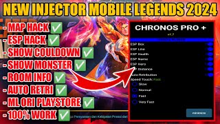 CHEAT MOBILE LEGENDS 2024  APK MOD INJECTOR ML TERBARU  MAP HACK DRONE VIEW ROOM WANGI AUTO RETRI [upl. by Rramal150]