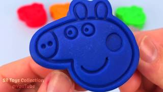 8 Play Doh Peppa Pig  Hulk in surprise box [upl. by Nollid]