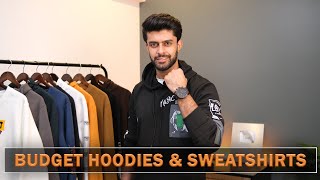 10 STYLISH HOODIES AND SWEATSHIRTS FOR MEN IN BUDGET STARTING FROM 600  AFFORDABLE WINTER FASHION [upl. by Fanchet567]