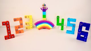 Numberblocks Learn to Count  Maths for Kids in Counting Bus Rainbow CLAY Learning Numberblocks [upl. by Yerffoej]