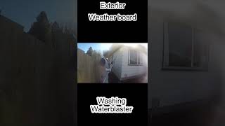 Exterior Weather board Washing Waterblaster waterblaster hose hosereel short [upl. by Dempsey]