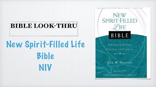 BIBLE LOOKTHRUSpiritFilled Life Bible [upl. by Inaleon95]