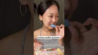 trying BONBON swedish gummies bonbon gummy [upl. by Yasdnyl]